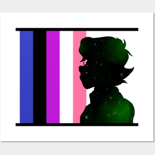 Galaxy Pidge Genderfluid Pride Posters and Art